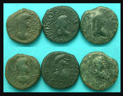 King Thothorses & Diocletian Trio, sequential year dates, 285-28